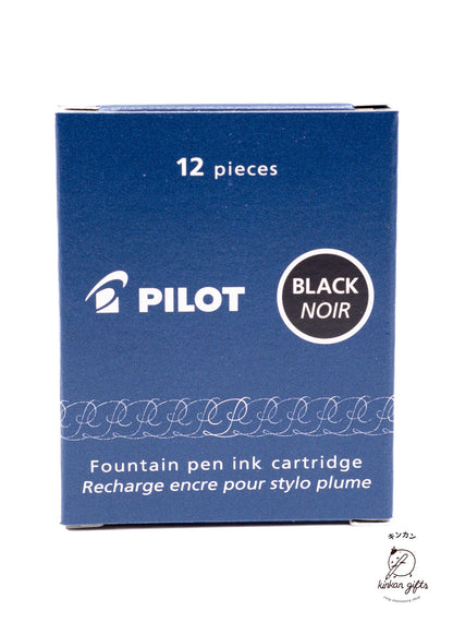 JPT Black Pilot Namiki Fountain Pen Refill IC100 12Pcs Pack