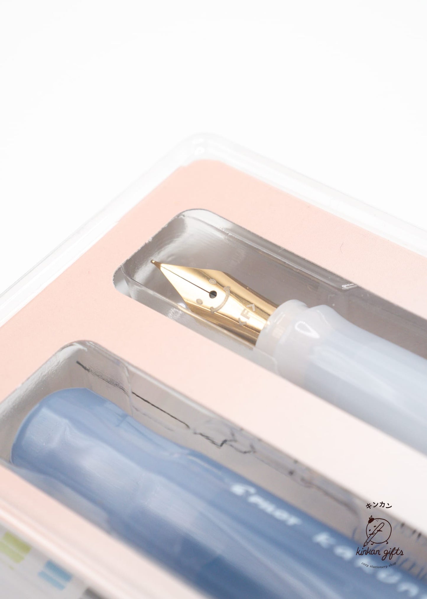 JPT Blue / Medium Kakuno Fountain Pen Madoromi Gold Nib