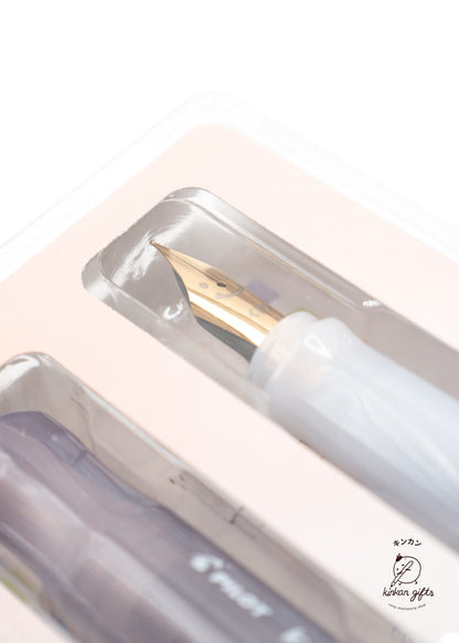 JPT Grey / Medium Kakuno Fountain Pen Madoromi Gold Nib