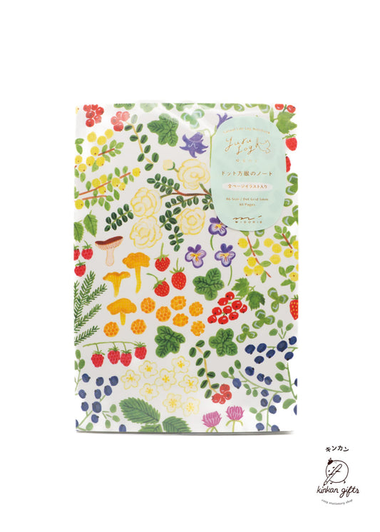 JPT Journals Midori Yuru Log Notebook - B6 - MD Cream - 5 mm Dotted - Scandinavia