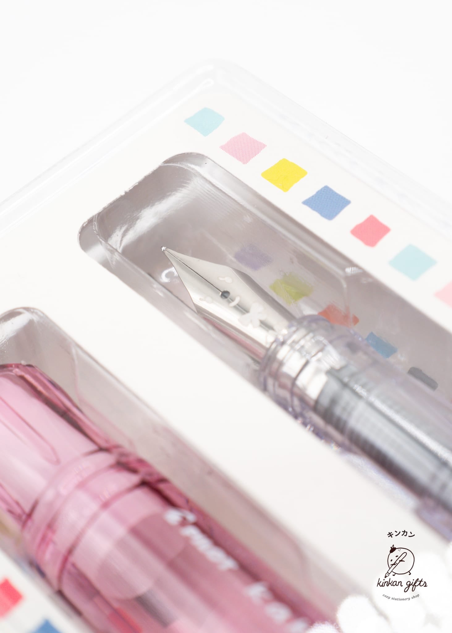 JPT Pink / Fine Kakuno Fountain Pen