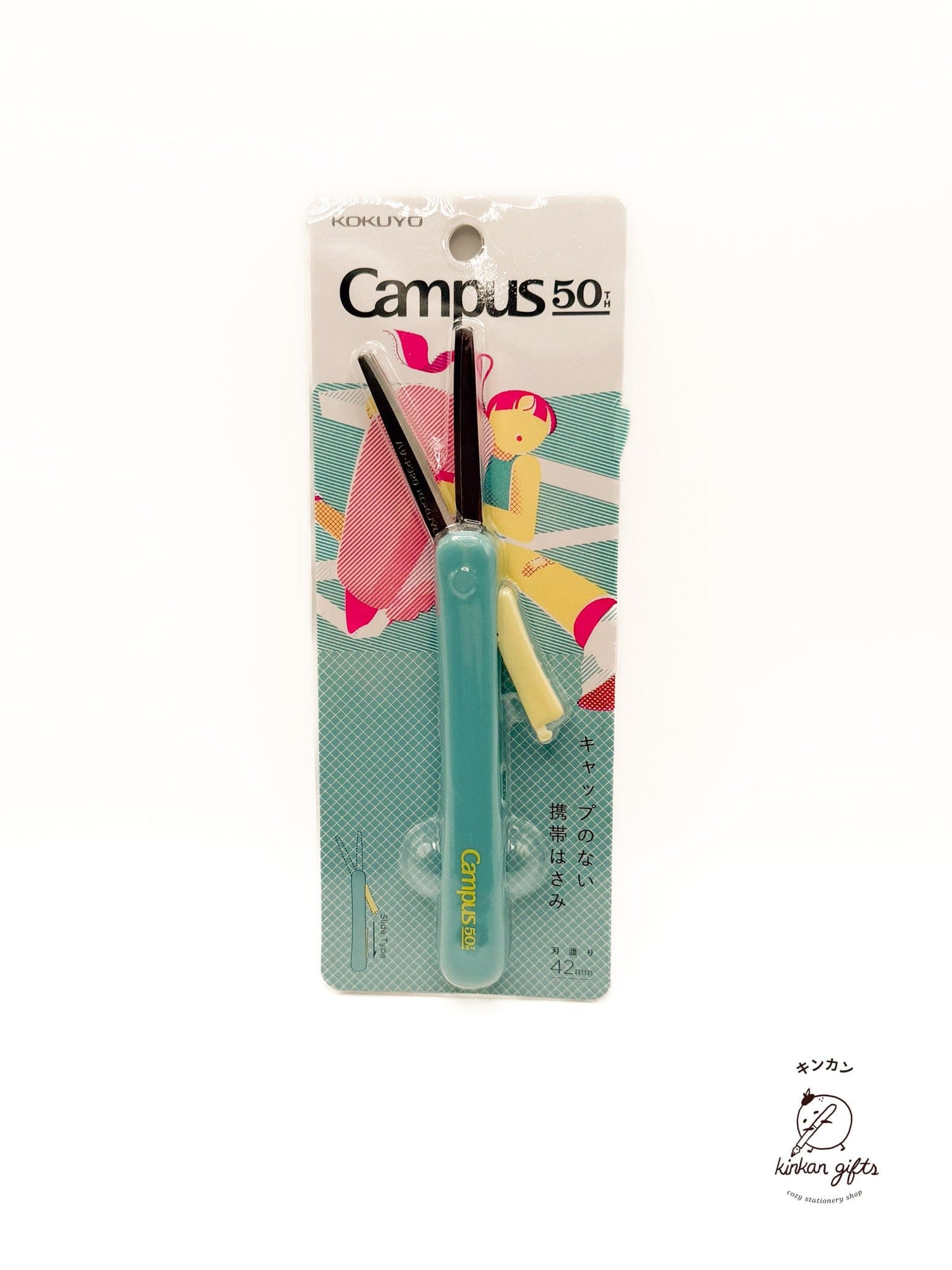 JPT Scissors Blue Campus 50TH le Portable Scissors