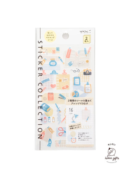 JPT Stationery (2 sheet) Midori - Sticker Collection