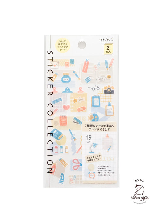 JPT Stationery (2 sheet) Midori - Sticker Collection