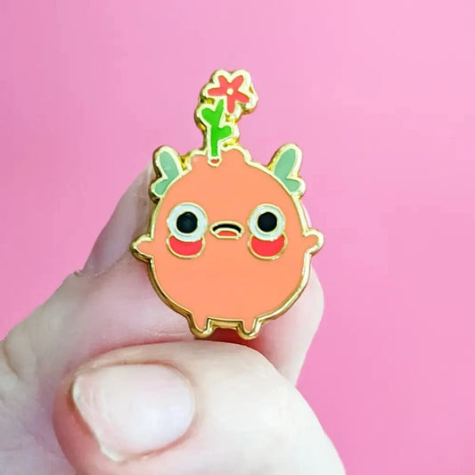 Just Peachy Press enamel pin Mental Health Fairy Pin