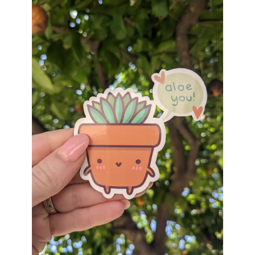 Just Peachy Stickers - Aloe You - decorative stickers