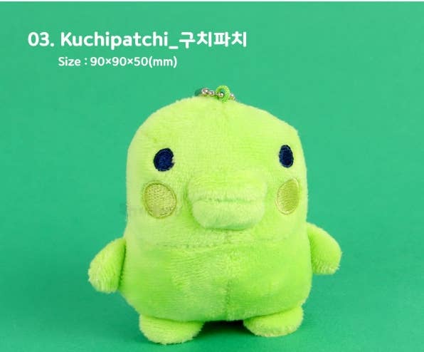 K-Wonderland 3. Kuchipatchi Tamagotchi Plush Keychain – Bag Deco Charm