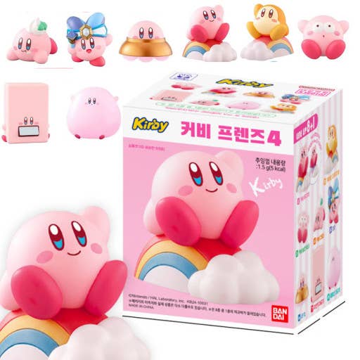 K_Wonderland Blind Box Bandai Kirby 3D Figure Random Box Collectible Toy Ver.4