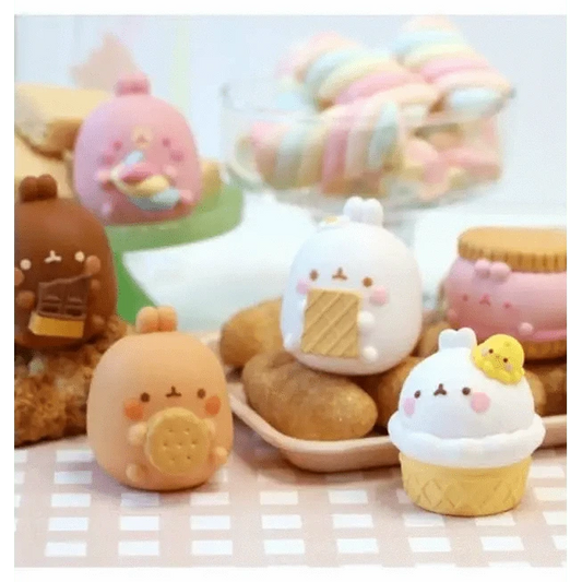 K-Wonderland Blind Box Molang Snack Time Theme Random Figure Box