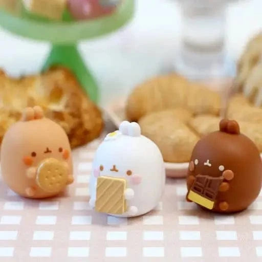 K-Wonderland Blind Box Molang Snack Time Theme Random Figure Box