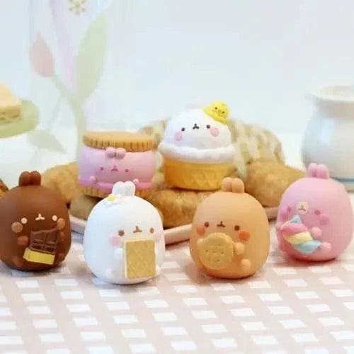 K-Wonderland Blind Box Molang Snack Time Theme Random Figure Box