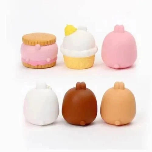 K-Wonderland Blind Box Molang Snack Time Theme Random Figure Box