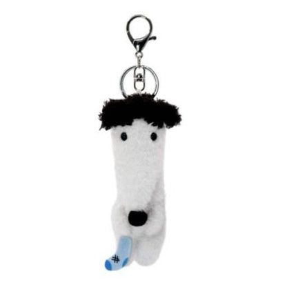 K-Wonderland Borzoi Running Dog Plush Keychain Bag Charm – 12cm