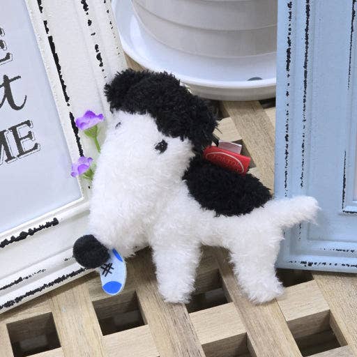 K-Wonderland Borzoi Running Dog Plush Keychain Bag Charm – 12cm