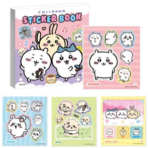 K-Wonderland Chiikawa Sticker Mini Book – Official Sticker Collection