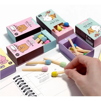 K_Wonderland Erasers Cute Match-Shaped Erasers