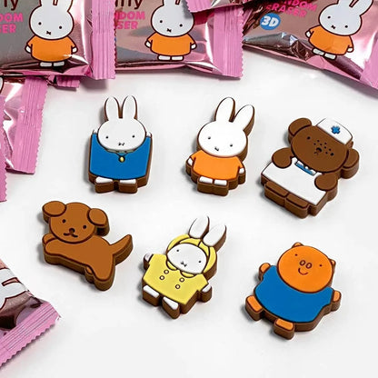K_Wonderland Erasers Miffy 3D Figure Random Eraser