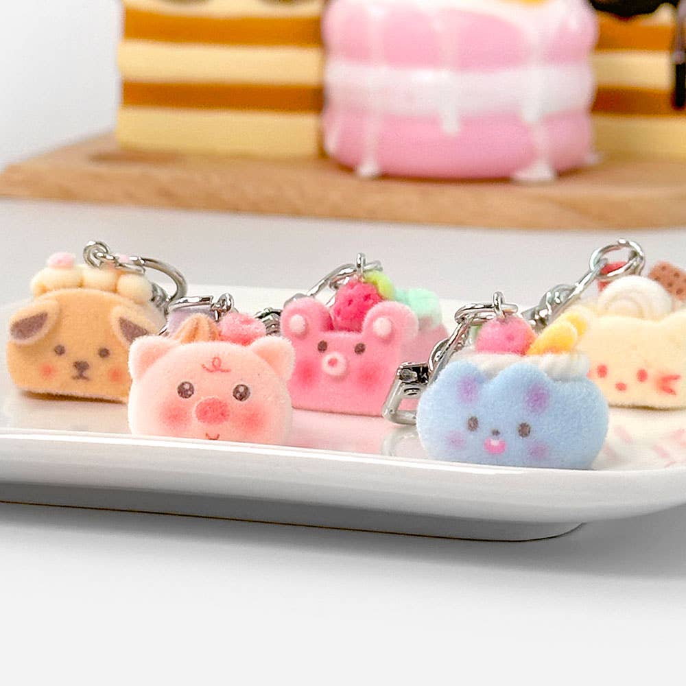 K-Wonderland Fuzzy Cake Keychain Blind Box (Random Style)