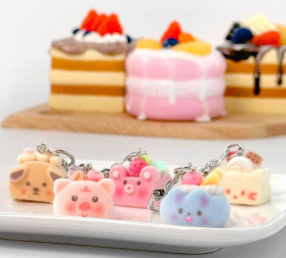 K-Wonderland Fuzzy Cake Keychain Blind Box (Random Style)