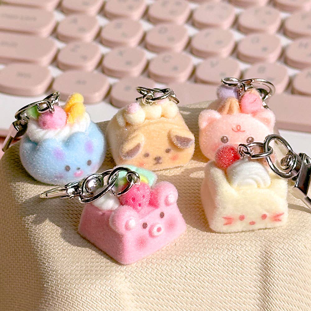 K-Wonderland Fuzzy Cake Keychain Blind Box (Random Style)