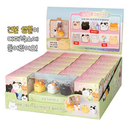 K-Wonderland Kawaii Bread Cat Keychain – Mystery Blind Box