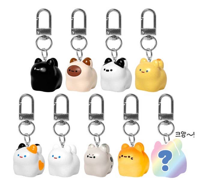 K-Wonderland Kawaii Bread Cat Keychain – Mystery Blind Box