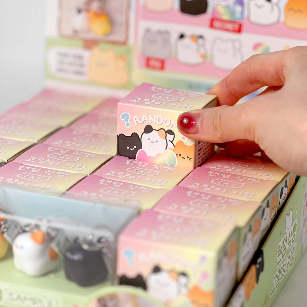 K-Wonderland Kawaii Bread Cat Keychain – Mystery Blind Box