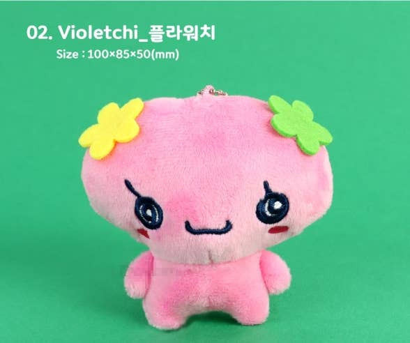 K-Wonderland Keychains 2. Lovelitchi Tamagotchi Plush Keychain – Bag Deco Charm