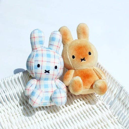 K-Wonderland Keychains Limited Edition Check Miffy Keychain Plush