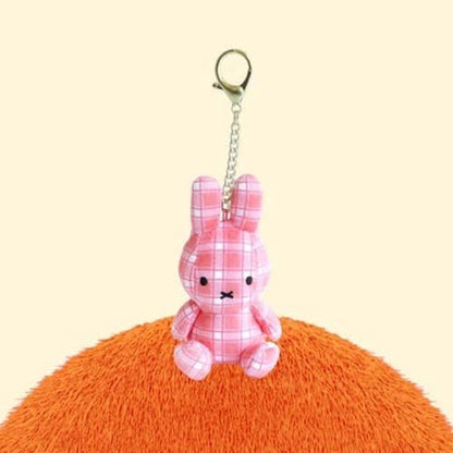 K-Wonderland Keychains Limited Edition Check Miffy Keychain Plush