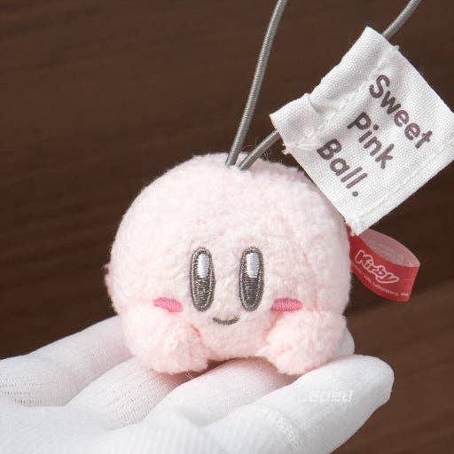 K-Wonderland Kirby Pastel Soft Plush Keychain Bag Charm– 5 cm