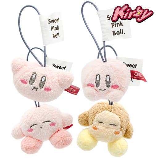 K-Wonderland Kirby Pastel Soft Plush Keychain Bag Charm– 5 cm