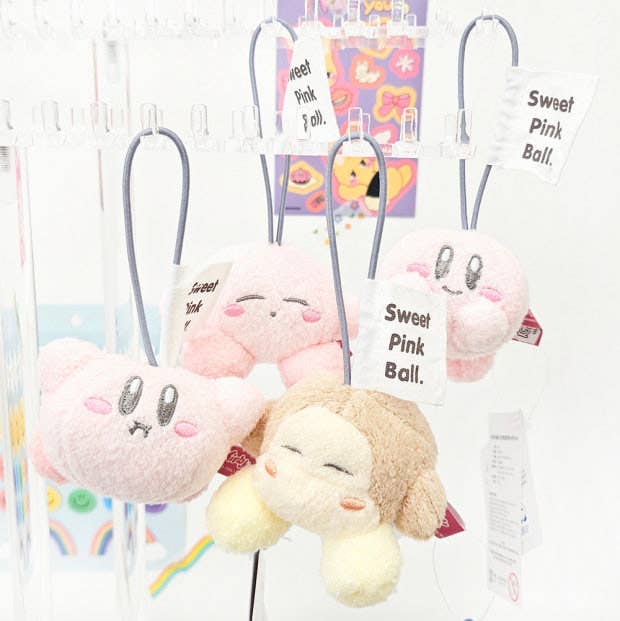 K-Wonderland Kirby Pastel Soft Plush Keychain Bag Charm– 5 cm