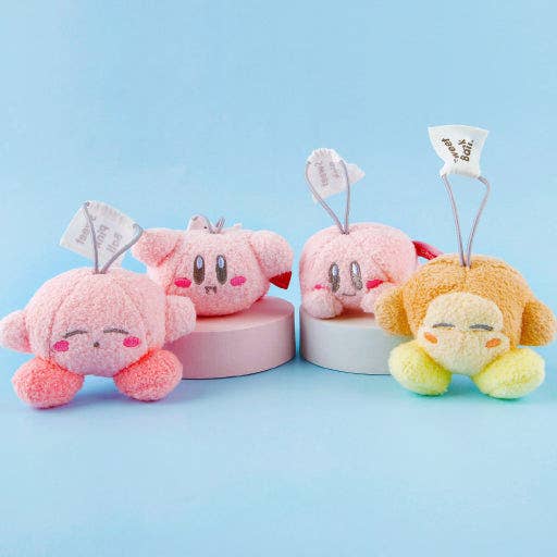 K-Wonderland Kirby Pastel Soft Plush Keychain Bag Charm– 5 cm