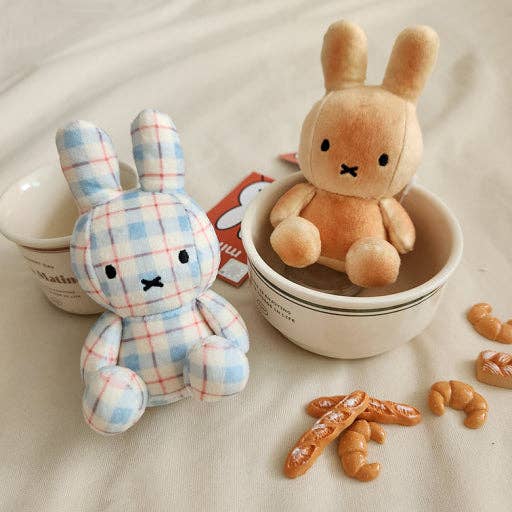 K-Wonderland Limited Edition Check Miffy Keychain Plush