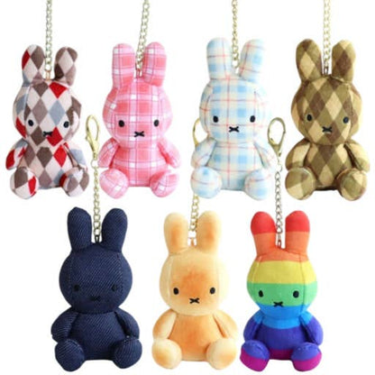 K-Wonderland Limited Edition Check Miffy Keychain Plush