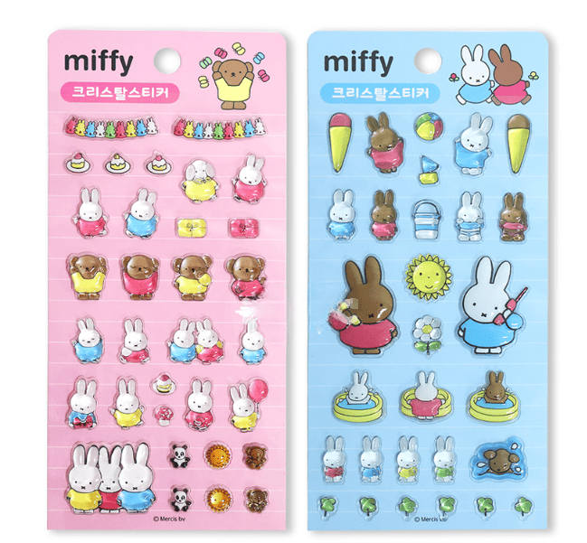 K-Wonderland Miffy 3D Crystal Epoxy Stickers – Vol.2