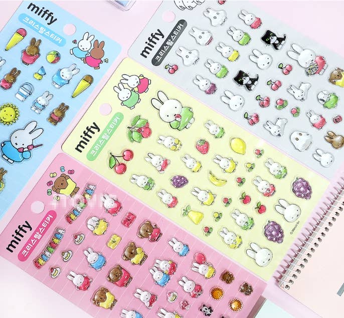 K-Wonderland Miffy 3D Crystal Epoxy Stickers – Vol.2