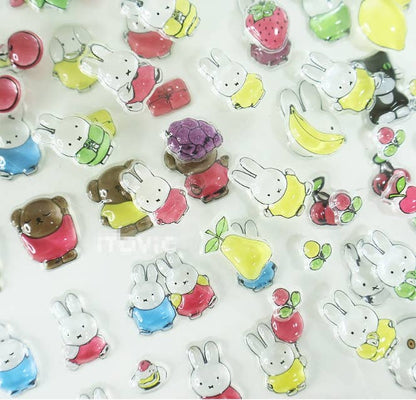 K-Wonderland Miffy 3D Crystal Epoxy Stickers – Vol.2