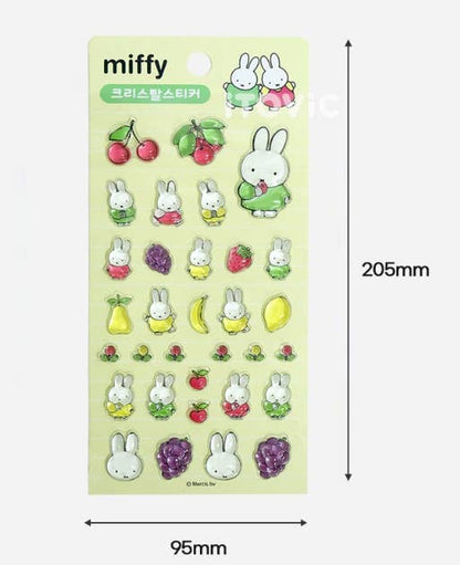 K-Wonderland Miffy 3D Crystal Epoxy Stickers – Vol.2