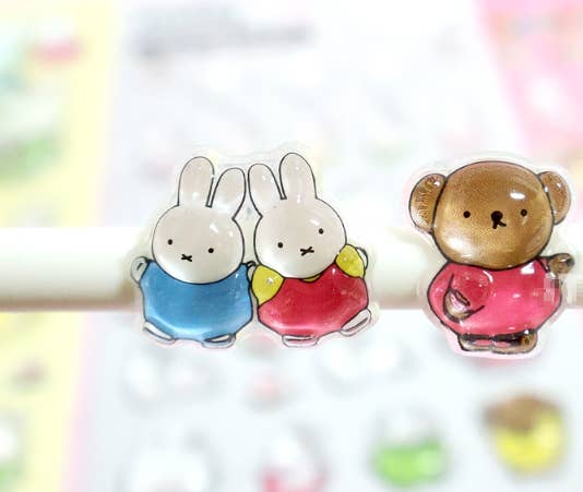 K-Wonderland Miffy 3D Crystal Epoxy Stickers – Vol.2