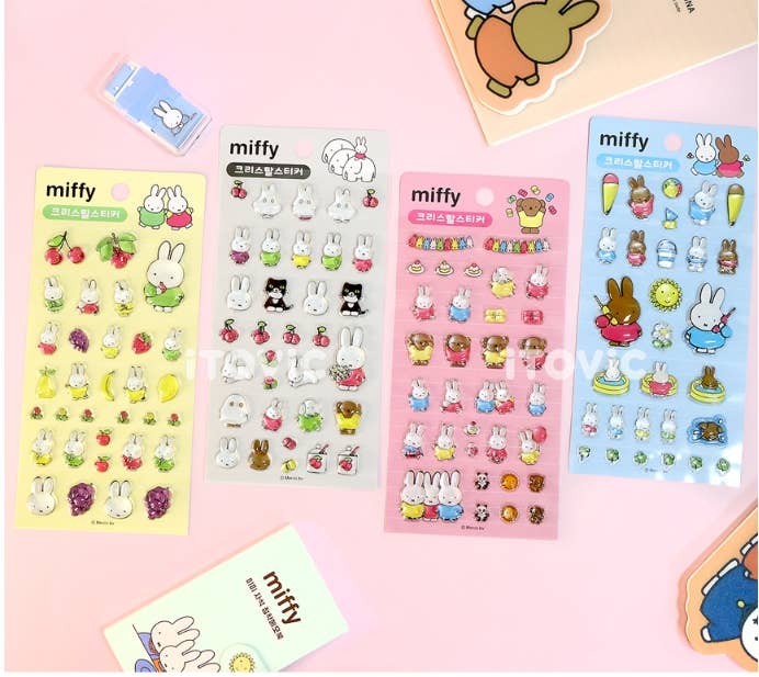 K-Wonderland Miffy 3D Crystal Epoxy Stickers – Vol.2
