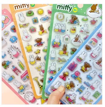 K-Wonderland Miffy 3D Crystal Sticker Vol.3 – Bonbon Epoxy Deco Stickers