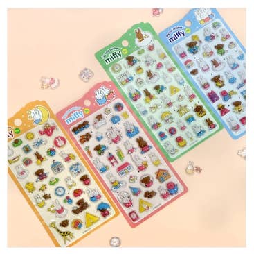 K-Wonderland Miffy 3D Crystal Sticker Vol.3 – Bonbon Epoxy Deco Stickers