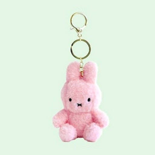 K-Wonderland Miffy Creamy Plush Bag Charm, Key chain holder - 8cm
