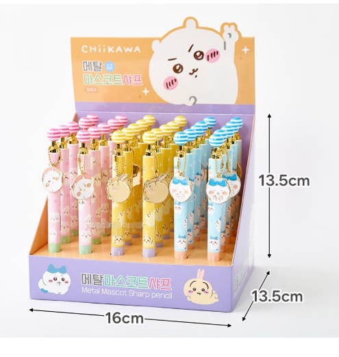 K-Wonderland NEW Chiikawa Metal Mascot Mechanical Pencil–Triangular Body