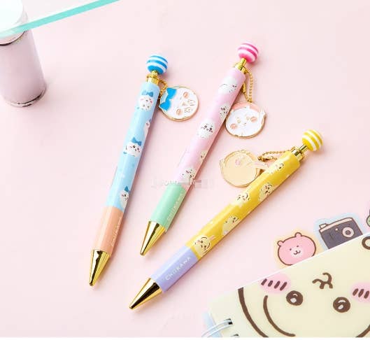 K-Wonderland NEW Chiikawa Metal Mascot Mechanical Pencil–Triangular Body