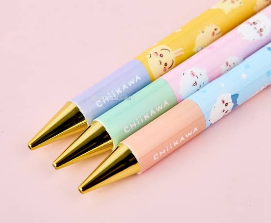 K-Wonderland NEW Chiikawa Metal Mascot Mechanical Pencil–Triangular Body