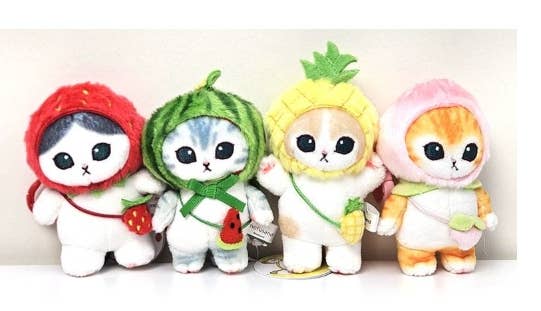 K-Wonderland NEW! MofuSand Plush Keychain  9cm– Fruit Costume Series