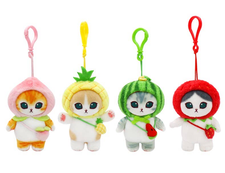 K-Wonderland NEW! MofuSand Plush Keychain  9cm– Fruit Costume Series